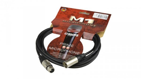 KLOTZ M1 Kabel mikrofonowy XLR (m)/(ż) 3m