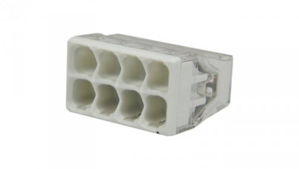 Szybkozłączka 8x 0,5-2,5mm2 na drut 450V/24A ORYGINALNA woreczek 10szt. 2273-208
