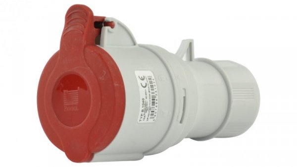 Gniazdo przenośne 5P 16A 400V czerowne IP44 ISN 1653