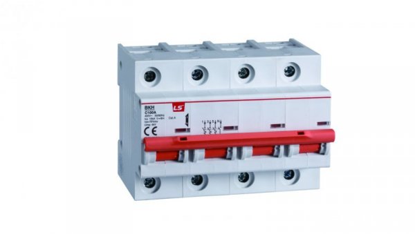 Wyłącznik nadprądowy 1,5 modułu 4P D 125A 10KA BKH 4P D125A 06110368R0