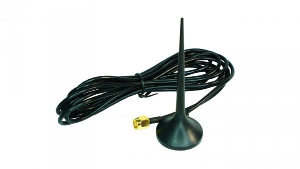 Antena GSM/LTE magnetyczna, 2,15dBi, 820-2100 MHz, SMAm, czarna AT-GSM-MAG