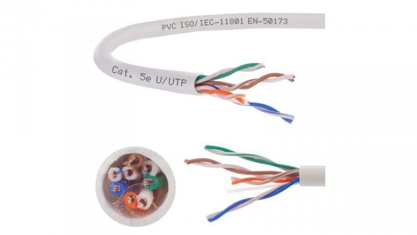 Kabel UTP kat.5e U/UTP 4x2x0,5 domNET /305m/