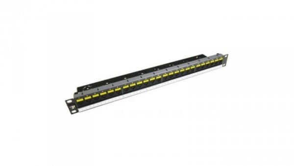 Patch panel RACK 19 kat.5e 24p UTP DG+ 1U grafit Molex