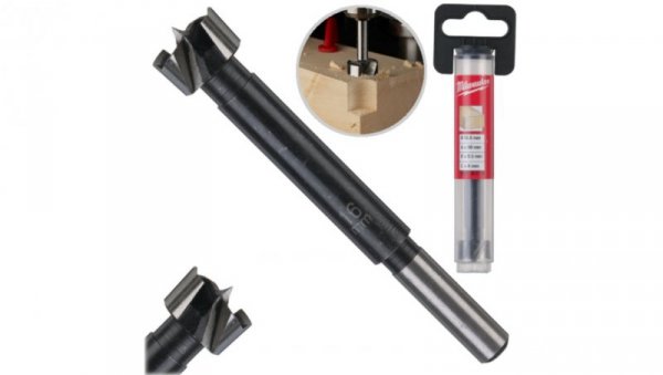 Wiertło puszkowe do drewna sednik 16x50/90mm MILWAUKEE