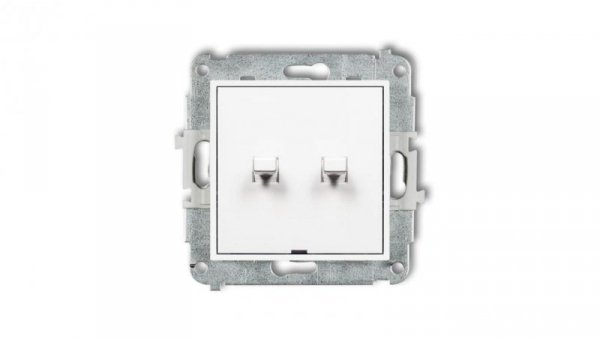MINI Mechanizm łącznika świecznikowego w stylu amerykańskim biały mat 25MWPUS-2