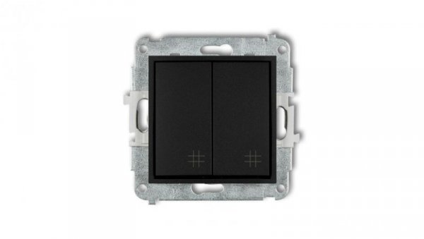 ICON Mechanizm łącznika podwójnego krzyżowego czarny mat 12IWP-66