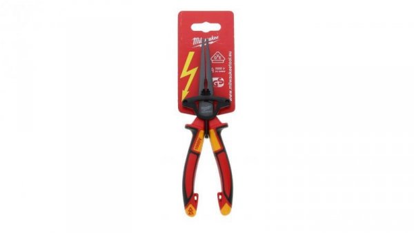 Szczypce długie okrągłe VDE 205 mm 4932464564