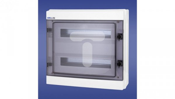 Rozdzielnica hermetyczna modułowa (500V AC ,1000V DC) 2x18 natynkowa IP65 RH-36/2 36.136