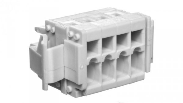 Gniazdo MCS-MINI Classic 4-biegunowe jasnoszare raster 3,5mm 734-104/037-000 /100szt./