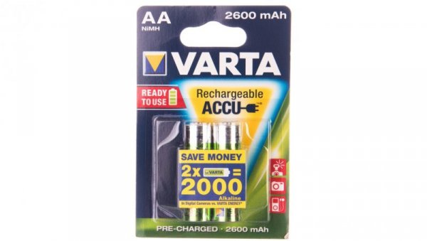 Akumulator Ni-MH HR6 / AA R2U 2600mAh /2szt./
