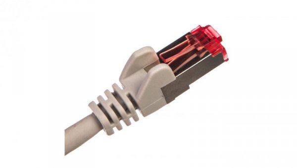 Kabel krosowy patchcord S/FTP (PiMF) kat.6 LSZH szary 5m 50889