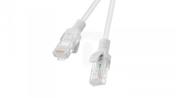 Kabel krosowy patchcord U/UTP kat.5e 1m szary PCU5-10CC-0100-S