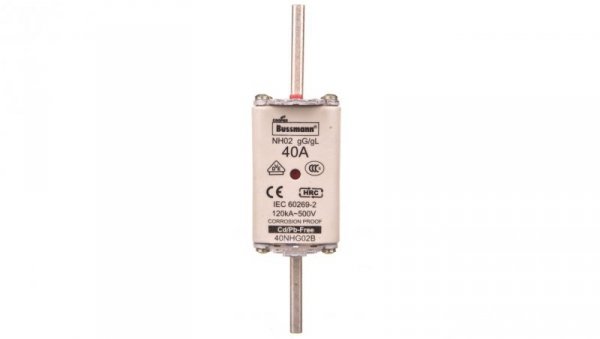 Wkładka bezpiecznikowa NH2 40A gL/gG 500V 40NHG02B