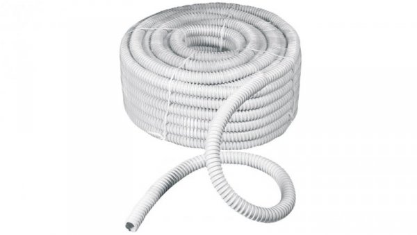 Rura spiralna wysokoelastyczna szara PVC fi35 ECGFE35 /30m/