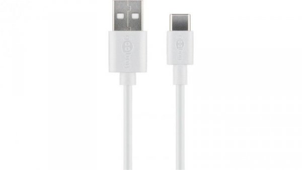 Przewód FastCharge max.3A USB 2.0 HighSpeed USB-C - USB-A 1m 45563