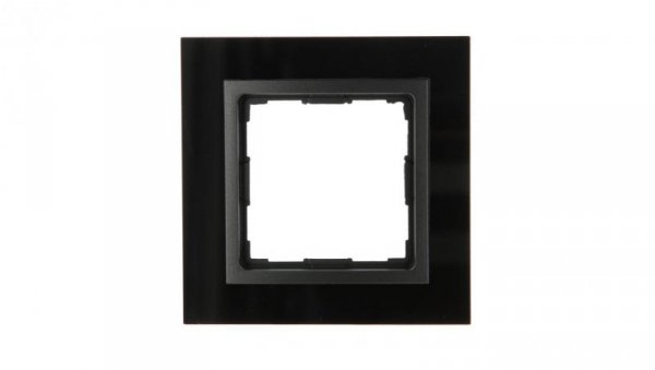 VENA2 Ramka pojedyncza szkło Xglass akrylowe czarny + antracyt 5209181