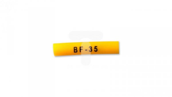 Profil żółty na przewody 1,0 - 1,5 mm2 /rolka150m/ BF-35Z