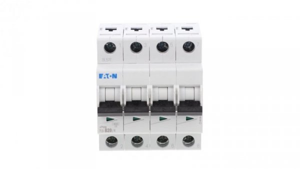 Wyłącznik nadprądowy 4P B 20A 6kA AC PL6-B20/4 166497
