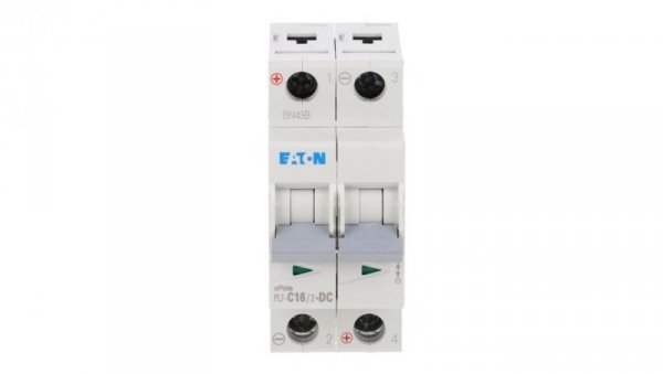 Wyłącznik nadprądowy 2P C 16A 10kA DC PL7-C16/2-DC 264902