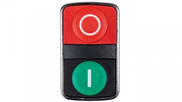 Przycisk sterowniczy 22mm podwójny czerwony/zielony z samopowrotem 1Z 1R XB4BL73415