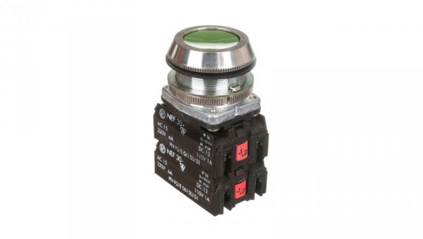 Przycisk sterowniczy 30mm zielony 2Z 2R z samopowrotem W0-NEF30-K 2X2Y Z