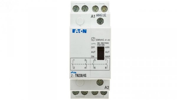Przekaźnik instalacyjny 20A 4Z 230V AC Z-TN230/4S 265579