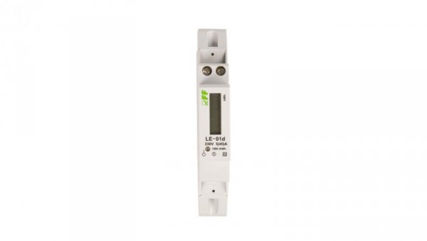 Licznik energii elektrycznej zgodność z MID 1-fazowy 5/45A 230V z wyświetlaczem LCD LE-01D