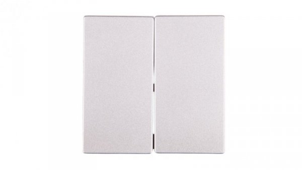 Merten System M Klawisz podwójny aluminium MTN433560