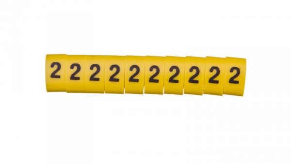 Oznacznik przewodów OZ-3/2 żółty E04ZP-01020500300 /100szt./
