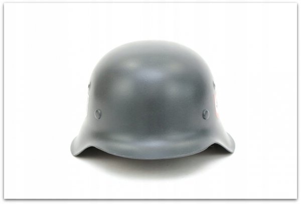 MH082 NIEMIECKI HEŁM M42 WAFFEN SS BLAUGRAU