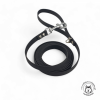 Smycz dla psa CZARNA oryginalny BIOTHANE® 16 mm