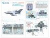 Quinta Studio QDS+48519 Tornado ECR 3D-Printed coloured Interior on decal paper (Italeri) (small version) (with 3D-printed resin parts) 1/48