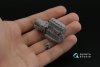 Quinta Studio QDS-43001 KAMAZ-43509 3D-Printed coloured Interior on decal paper (Zvezda) (Small version) 1/43