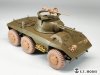 E.T. Model P35-150 U.S.Army M8/M20 Light Armored Car Sagged Wheels For TAMIYA Kit 1/35