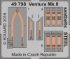 Eduard 49798 Ventura Mk. II seatbelts STEEL REVELL 1/48