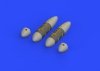 Eduard 648350 P-51D 108gal paper tanks AIRFIX 1/48