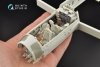 Quinta Studio QD32084 Ju 88A-1 3D-Printed & coloured Interior on decal paper ( Revell ) 1/32