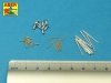 Aber 700 L-35 Set of barrels for Italian Battleship: RN Roma or Littorio or Vittorio Veneto 381mm x 9, 152mm x 12, 90mm x 12 1/700