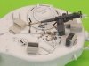 Master GM-35-063 Browning M2HB .50 cal (12,7mm) - karabin maszynowy z mocowaniem czołgowym - okres II w.św. (wczesna kołyska M23 z wczesnym zasobnikiem na amunicję) 1/35