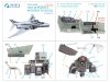 Quinta Studio QDS+48485 F-4B Phantom II 3D-Printed & coloured Interior on decal paper (Academy) (Small version) (with 3D-printed resin parts) 1/48