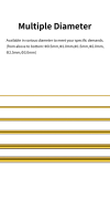 DSPIAE BB-2.0 Brass Rods For Model Building 2.0mm (6 PCS) / pręty miedziane