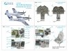 Quinta Studio QD48496 F-82E Twin Mustang 3D-Printed coloured Interior on decal paper (Modelsvit) 1/48
