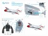 Quinta Studio QD48337 DH Vampire F.3 3D-Printed coloured Interior on decal paper (Airfix) 1/48