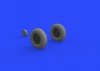 Eduard 632128 Spitfire Mk. IX wheels 5spoke w/ pattern TAMIYA 1/32