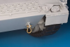 RB Model 10374A Shackles (4 pcs)  Used in different military vehicles  drawing and dimensions 1/35
