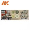 AK Interactive AK11676 3G BRITISH CAUNTER SCHEME 1940-1941 4x17 ml
