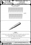 Master GM-16-002 Browning .50 caliber (12,7mm) - naboje (25sztuk) 1/16