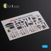 KELIK K72116 He-111 H6 interior 3D decals for Airfix kit 1/72