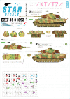 Star Decals 35-C1093 King Tiger / Tiger II # 1 1/35