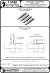 Master AM-48-133 Hawker Tempest Mk.V wczesna wersja - lufy działek Hispano 20mm w osłonach (4 szt.) (1:48)